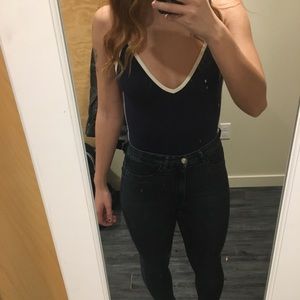 Pink body suit